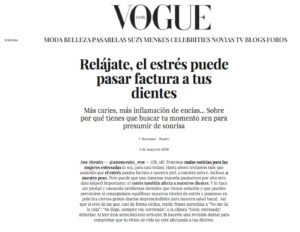 Artículo publicado en Vogue